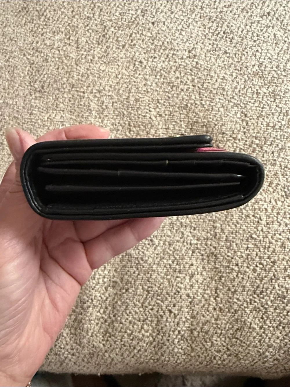 MCM Cognac Visetos Continental Wallet with Colorful Stripe Accents - Picture 4 of 11